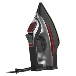 CHI Steam Iron for Clothes with Electronic Temperature Control, Titanium Infused Ceramic Solepla ...