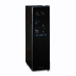 Wine Enthusiast Silent 18 Bottle Wine Refrigerator – Freestanding Slimline Upright Bottle  ...