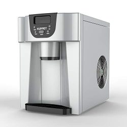 KUPPET 2 in 1 Countertop Ice Maker, Produces 36 lbs Ice in 24 Hours, Ready in 6min, LED Display  ...