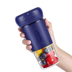 Portable Blender, Hosome Cordless Personal Blender Shakes and Smoothies, Single Serve Mini Mixer ...