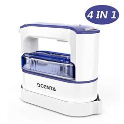 Steam Iron for Clothes, Dcenta 2 IN 1Horizontal and Vertical Ironing Steamer for clothes, 1300W  ...