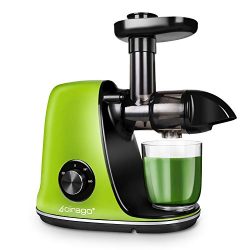 CIRAGO Juicer Machines, Slow Masticating Juicer Extractor Two Speed Adjustment, Easy to Clean, Q ...