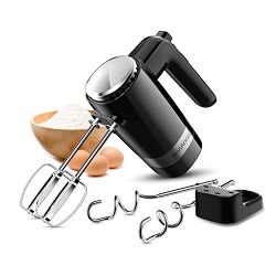 SHARDOR Hand Mixer Powerful 300W Ultra Power Handhold Mixer Electric Hand Mixers with Turbo Heav ...