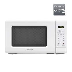 Kenmore Elite 70722 0.7 cu. ft Compact 700 Watts 10 Power Settings, 6 Heating Presets, Removable ...