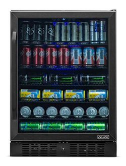 NewAir Beverage Refrigerator Built in Cooler with 177 Can Capacity Soda Beer Fridge, NBC177BS00, ...