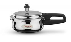 Butterfly Curve 2 Ltr Pressure Cooker, 2 Litres, Silver