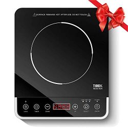 Portable Induction Cooktop, 1800W Countertop Burner Cooker with 10 Power Levels, 180 Minutes Tim ...