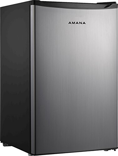 Amana AMAR43S1E 4.3 cu. Ft. One Door Compact Refrigerator, Stainless Steel