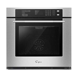 Empava 30 in Electric Single Wall Ovens Built-in Self-cleaning Convection Fan Touch Control EMPV ...