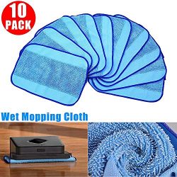 10pcs Wet Microfiber Mopping Cloths Mop Pads Linkstyle Replacement Pro-Clean Wet Mopping Pads fo ...