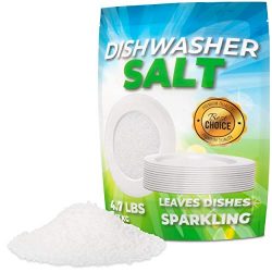 4.7 LB Dishwasher Salt for Dishwasher Softener – Recommended for Meile, Bosch, Thermador,  ...