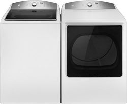 Kenmore 5.3 cu. ft. Top-Load Washer & Electric Dryer Bundle in White, includes delivery and  ...