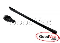 GOODVAC Universal 25″ Long Flexible Crevice Tool with Detachable Brush for Dryer Lint, Und ...