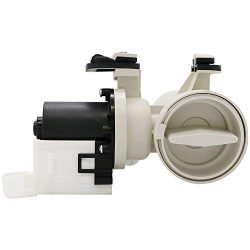 W10130913 Washer Drain Pump with Motor fit for Whirlpool Kenmore Washers by Appliancemate, Origi ...