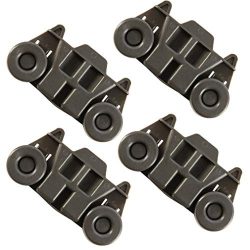 4 Pack W10195416 Dishwasher wheels lower rack for kitchenaid,W/ 1.59 In Diameter Wheels Fit kitc ...