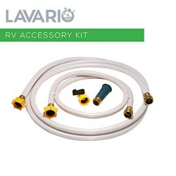Lavario Portable Clothes Washer (RV Accessory Kit) 1 x Faucet Connector, 1 x 4 ft Hose, 1 x 10 f ...