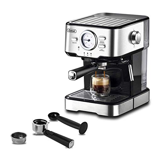 Espresso Machines 15 Bar Coffee Machine with Milk Frother Wand for Espresso, Cappuccino, Latte a ...