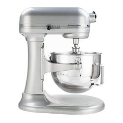 KitchenAid KG25H0XMC Professional HD Series Stand Mixer, 5 Qt, Metallic Chrome