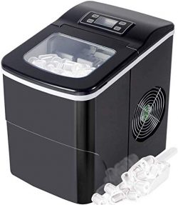 Antartic Star Countertop Portable Ice Maker Machine with Self-clean Function, 9 Ice Cubes Ready  ...