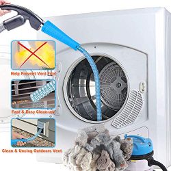 PetOde Dryer Vent Cleaner Kit Dryer Vent Vacuum Attachment Lint Remover Power Washer and Dryer V ...