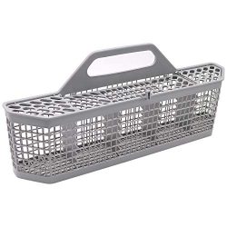 Dishwasher Silverware Basket WD28X10128(19.7″x3.8″x8.4″) Durable Utensils Bask ...