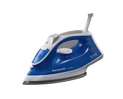 Panasonic NI-M300TA 1500W Advanced Titanium Coated Sole Plate, Vertical, Blue/White Steam/Dry Iron