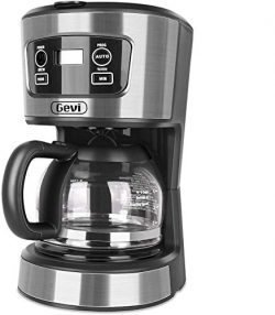 Coffee Maker, 5 Cup Programmable Coffee Machine, gray