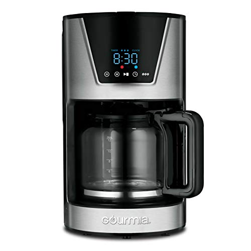 Gourmia GCM2865 Digital Programmable Coffee Maker – 12 Cup Capacity – 3 Brew Strengt ...