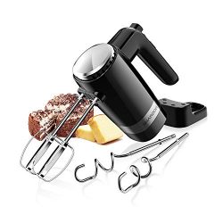 SHARDOR Hand Mixer Powerful 300W Ultra Power Handheld Mixer Electric Hand Mixers with Turbo Heav ...