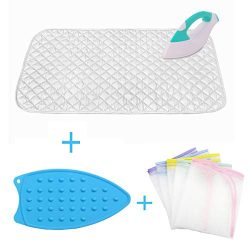Ironing Blanket Ironing Mat Upgraded Thick Iron Mat Heat Resistant Blanket Ironing Pad Double-Si ...