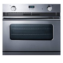 Summit SGWO30SS 30 Inch Wide 3 Cu. Ft. Single Gas Oven with Convection