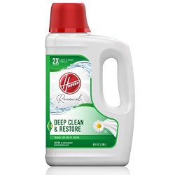 Hoover Renewal Deep Cleaning Carpet Shampoo, Concentrated Machine Cleaner Solution, 64oz Formula ...