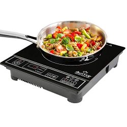 Duxtop 1800W Portable Induction Cooktop Countertop Burner, Silver