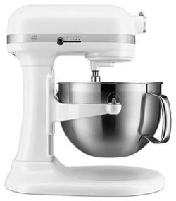 KitchenAid KP26M9XCWH 6-Quart Bowl-Lift Professional Stand Mixer, 6 Qt, White