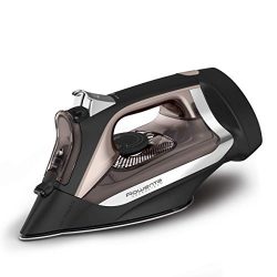 Rowenta DW2459 Access Steam Iron with Retractable Cord and Stainless Steel Soleplate, Black