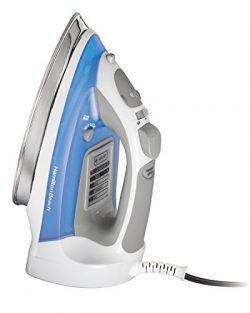 Hamilton Beach Steam Iron & Vertical Steamer with Stainless Steel Soleplate, 1700 Watts, Ele ...