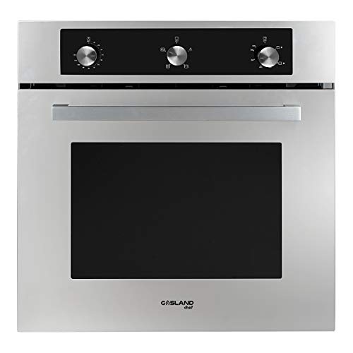 GASLAND Chef 24″ Built-in 6 Cooking Function Single Wall Gas Oven, Mechanical Knob Control ...